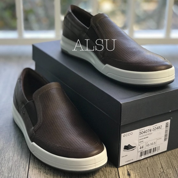 Ecco Other - ECCO Jack Perforated Slip On Cocoa Brown M AUTHENT